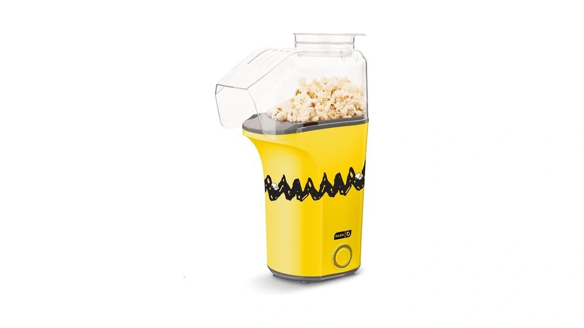 Peanuts Dash Fresh Pop Popcorn Maker - Oil-free, Air Popcorn