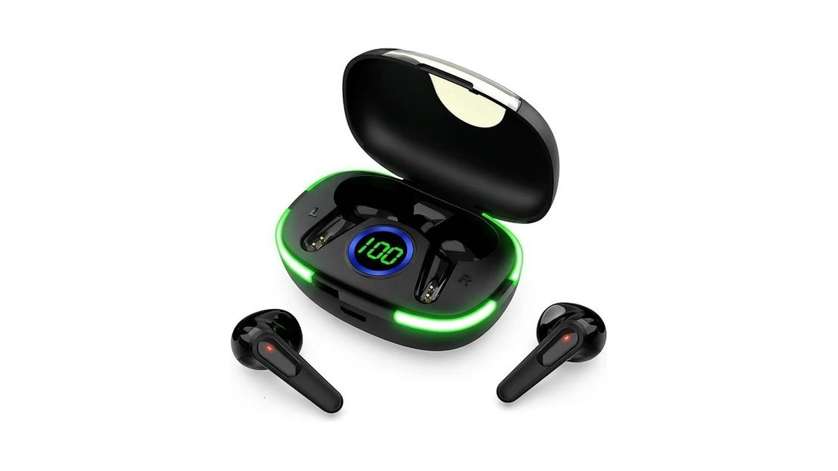 Bswlmdd Wireless Bluetooth Earbuds, Bluetooth 5.3, 20-hour Battery Life, Hi-fi