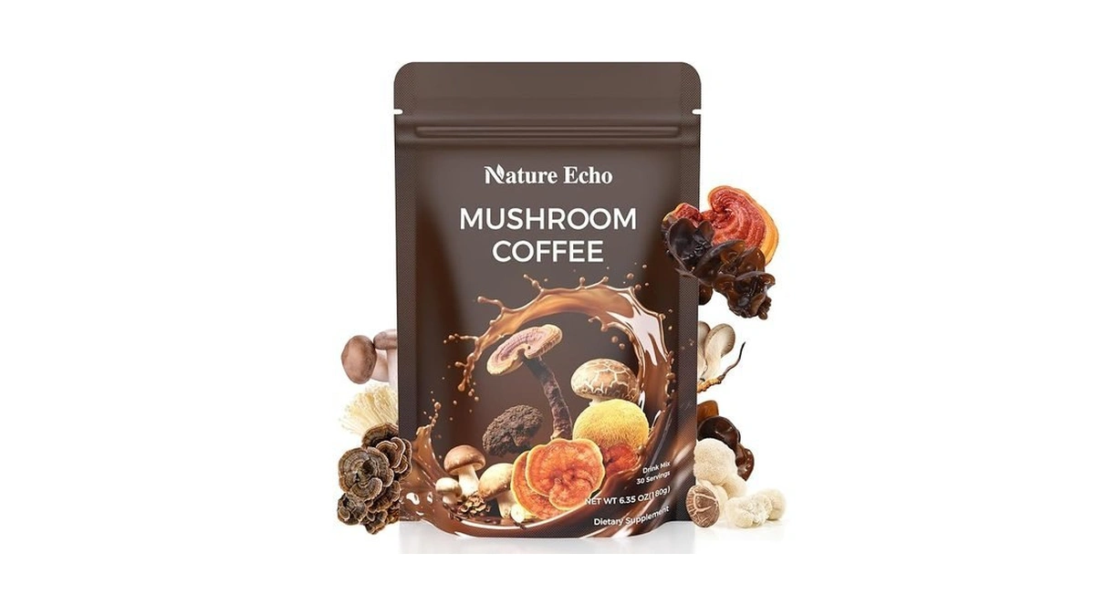 Mushroom Coffee 11 In 1 Mushrooms With Ashwagandha, Lion's Mane,