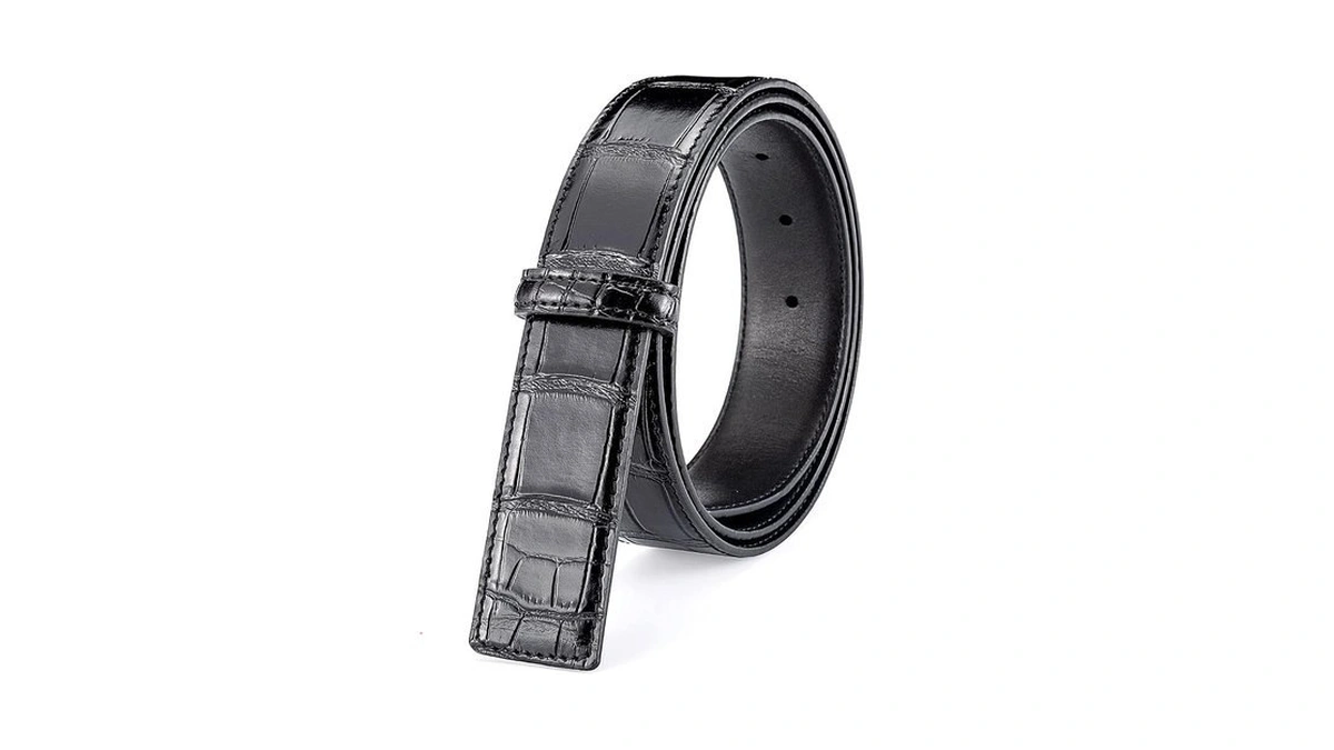 Vatee's Replacement Men's Adjustable Belt Strap Without Buckle Top Grain