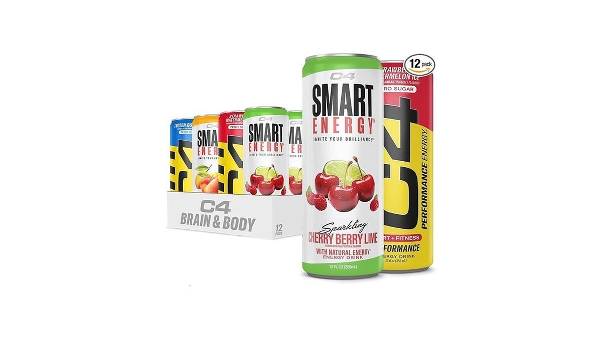 C4 Energy & Smart Energy Drinks Variety Pack, Sugar Free