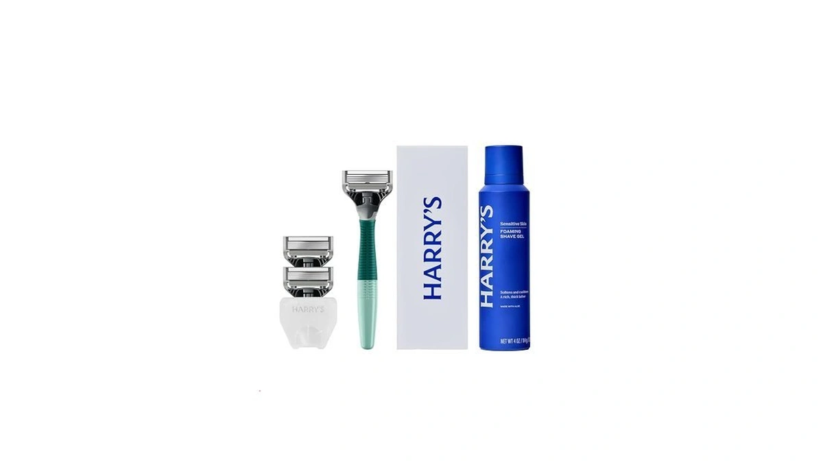 Harry's Original Shaving Kit For Men - 1 Razor Handle,