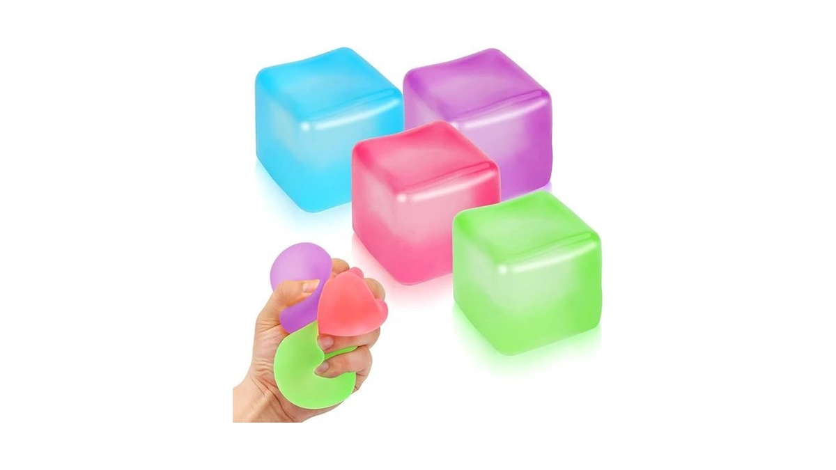 4 Pack Stress Cube Sensory Fidget Toys For Anxiety Stress