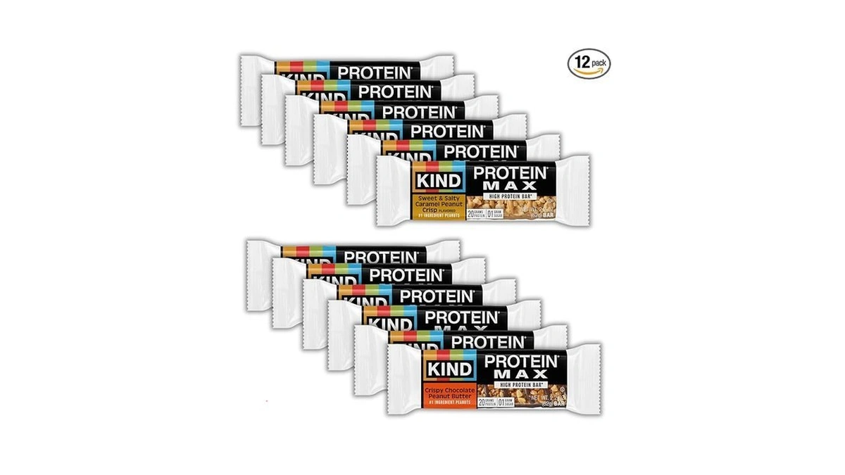 Kind Protein Max Bars Variety Pack, Gluten Free, Low Sugar,