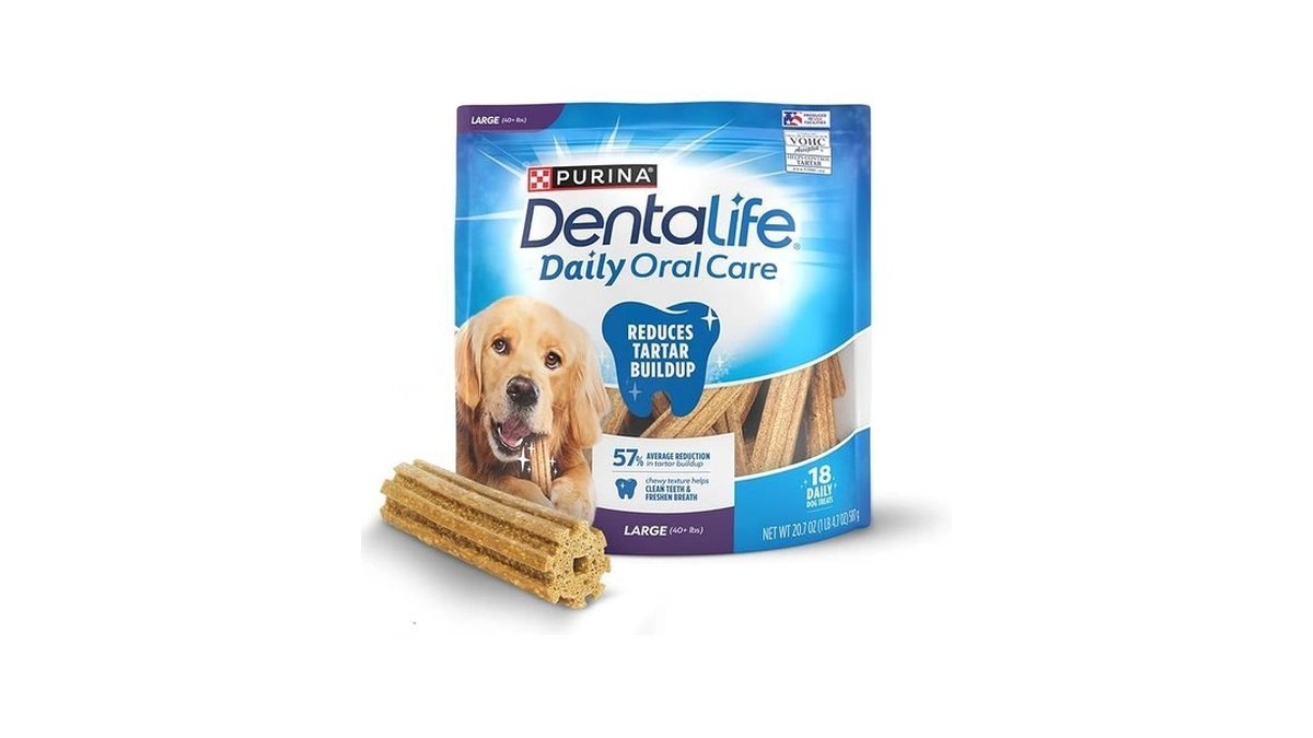 Purina Dentalife Made In Usa Facilities Large Dog Dental Chews,