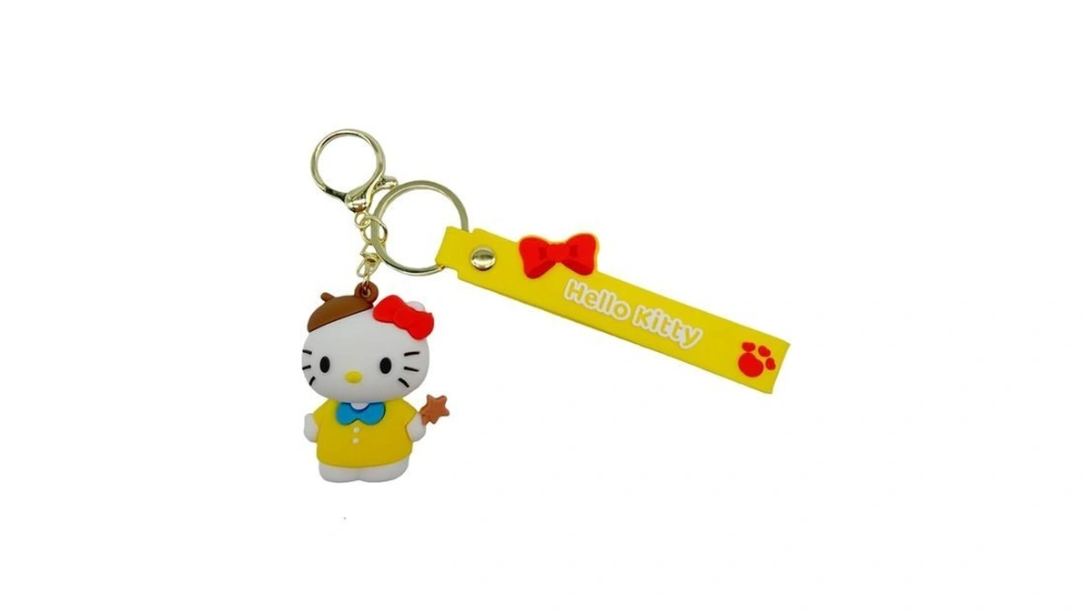 Cartoon Keychain Kawaii Keychain Wristlet Bag Charms Cute Key Chain