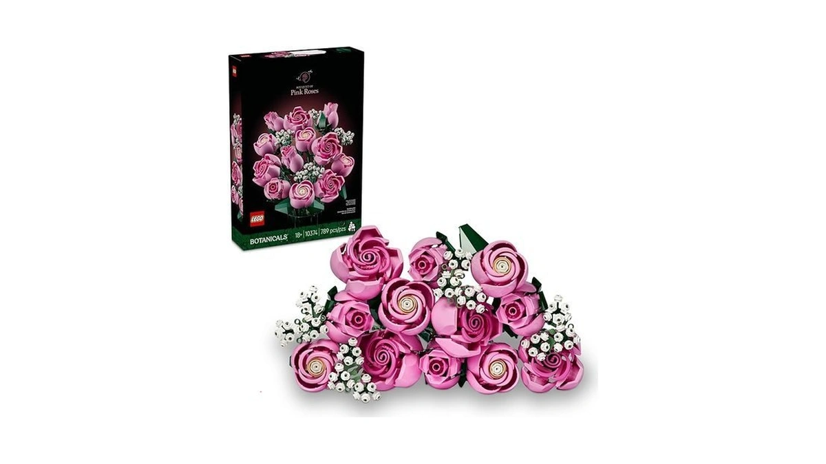 Amazon : Lego Botanicals Bouquet Of Pink Roses Ar