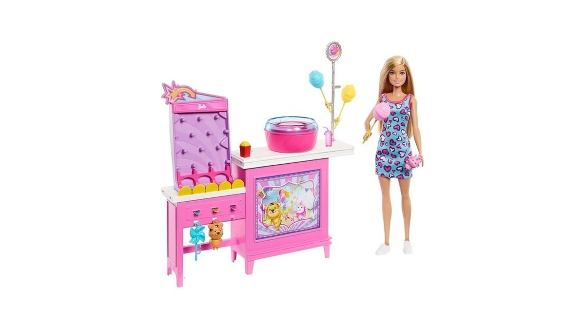 Barbie Mysteries: Beach Detectives Malibu Doll & Cotton Candy Game