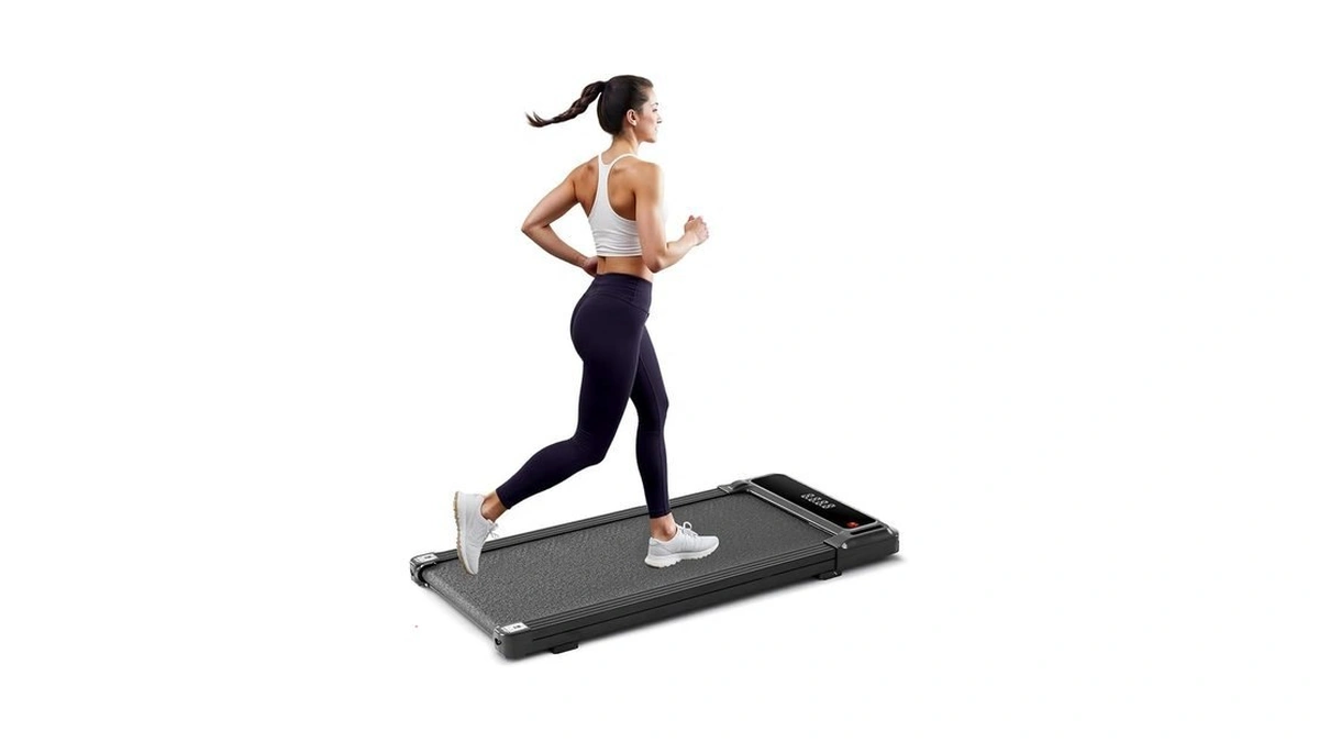 Aidoly Walking Pad Under Desk Treadmill, Portable Compact Electric Walking