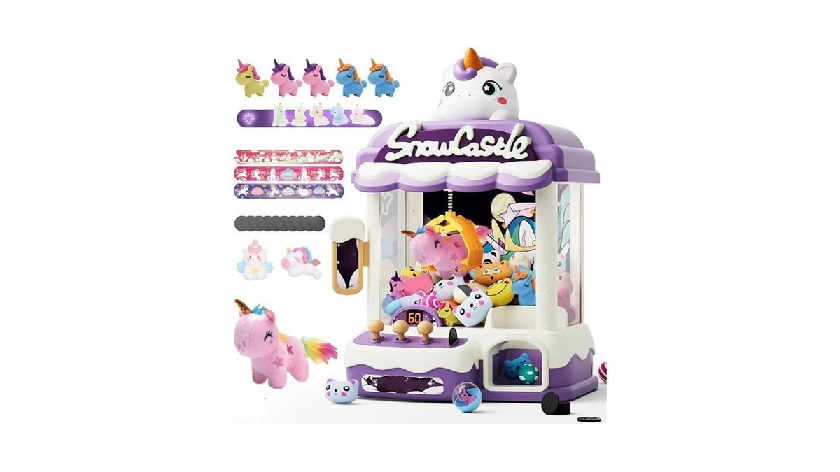 Skirfy Large Claws Machines 12'' For Kids Adults,girls Unicorns Toys,candy