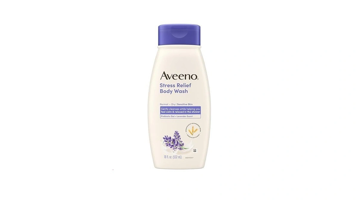 Aveeno Stress Relief Body Wash With Nourishing Oat & Lavender
