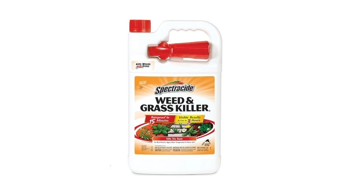 Spectracide Weed & Grass Killer, Use On Driveways, Walkways And