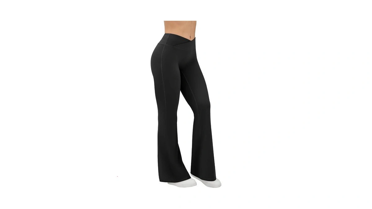 Euyzou Yoga Pants Women High Waist Casual Soft Crossover Straight
