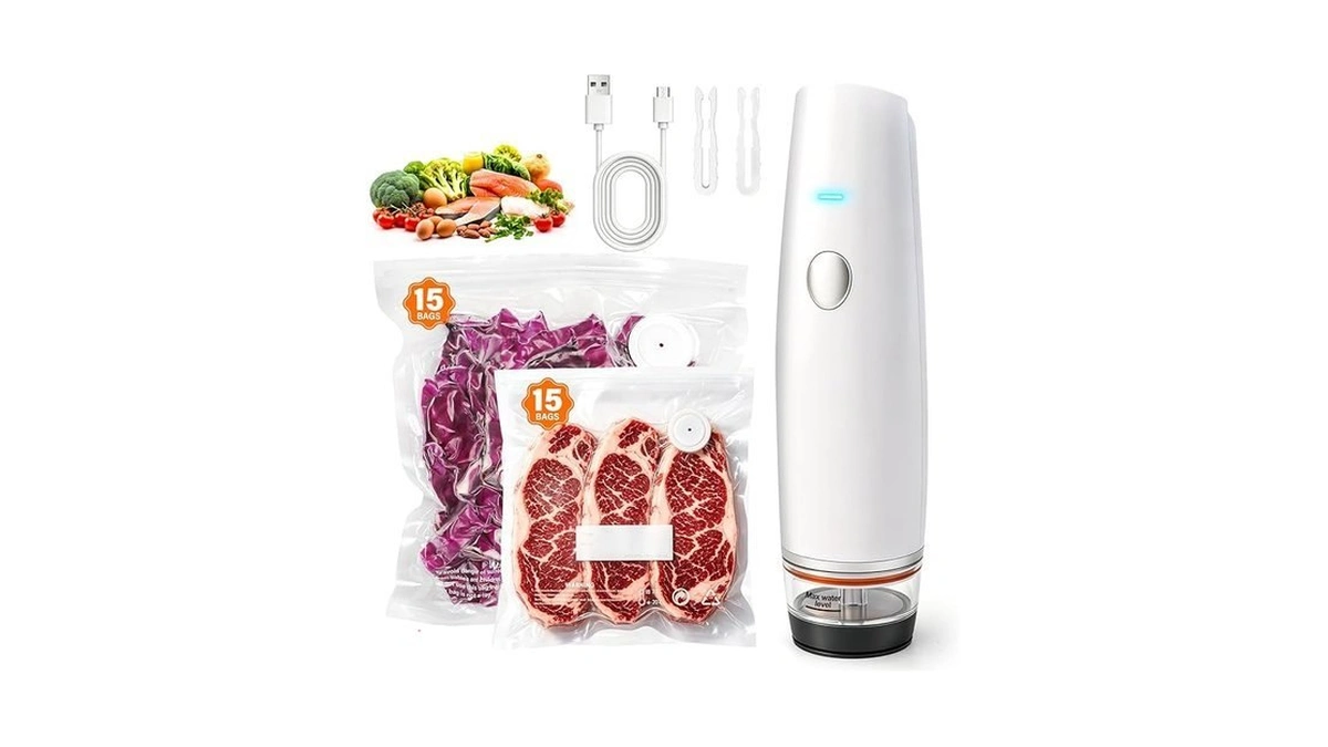 -80kpa Compact Vacuum Sealer For Food (vacuum Sealer Machine +