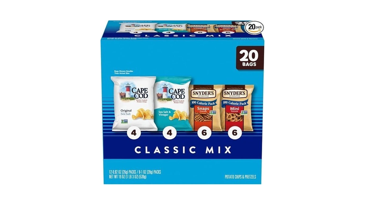 Snyder's Of Hanover And Cape Cod Classic Mix Variety Pack,