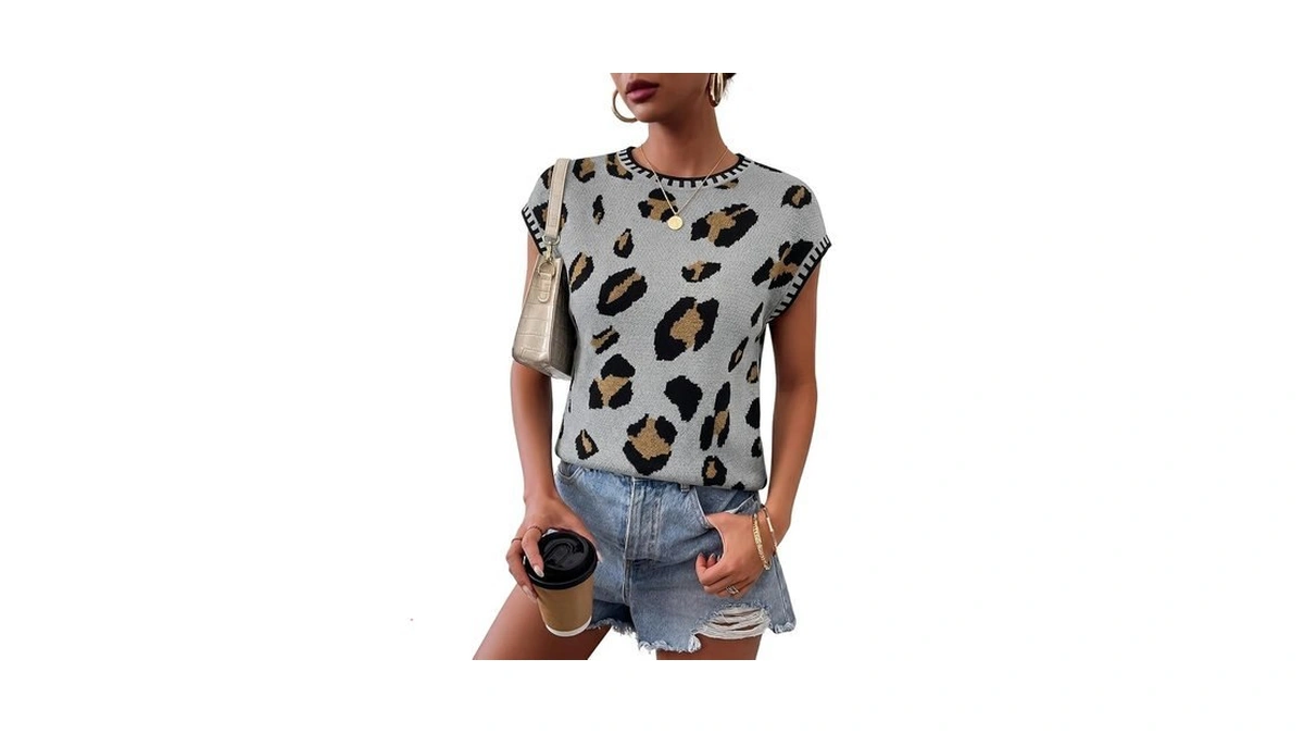 Women Knit Sweater Tops Cap Sleeve Summer Top 2026 Sleeveless