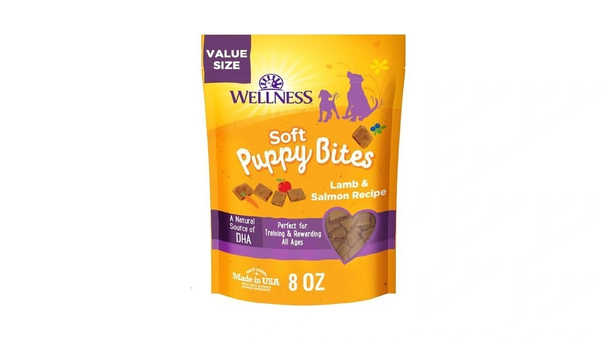 Wellness Soft Puppy Bites Dog Training Treats, Natural, Grain Free,