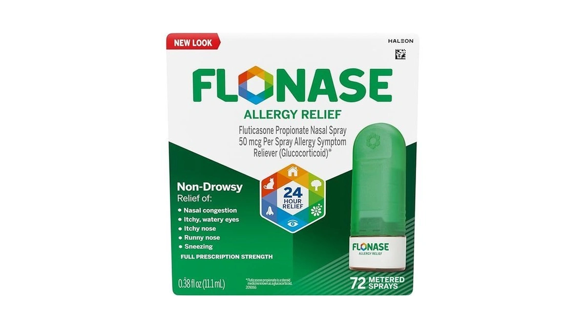 Flonase Allergy Relief Nasal Spray Fluticasone Propionate, 24 Hour Non