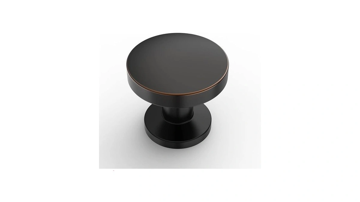 Amerdeco 10 Pack Oil Rubbed Bronze Cabinet Knobs 1.2 Inch(30mm)