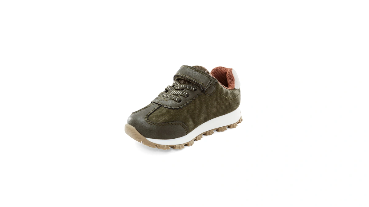 Simple Joys By Carter's Girls Bailey Sneaker, Olive