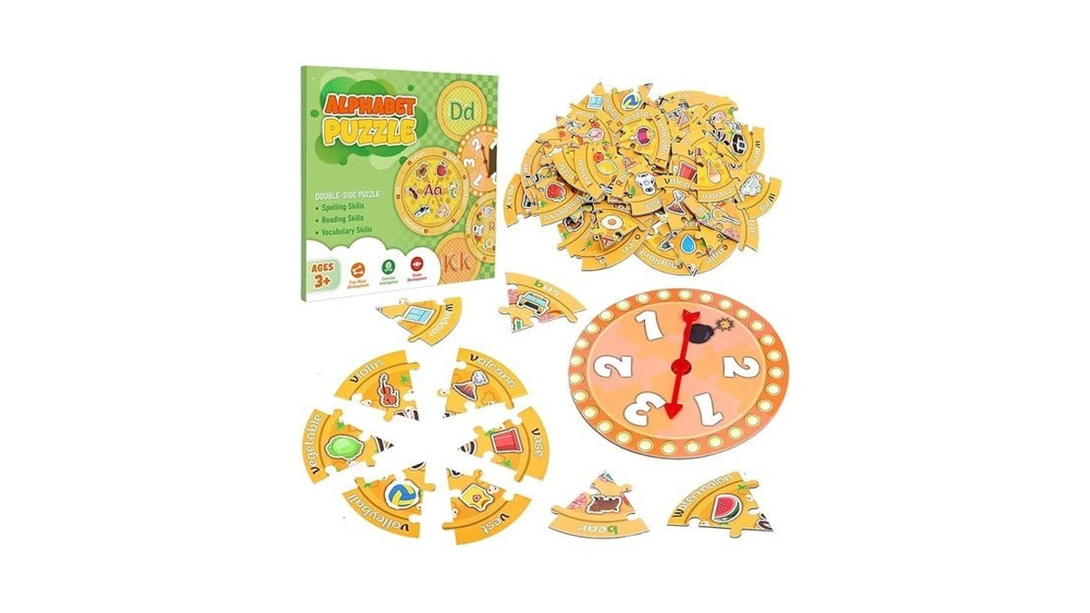 Alphabet Pizza Puzzles, 156 Common Sight Words 1 Number Puzzle,