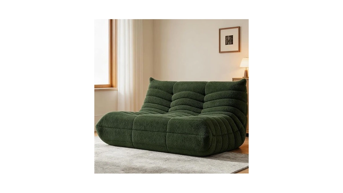 Whgbja Bean Bag Chairs For Adults With Memory Foam Couch,