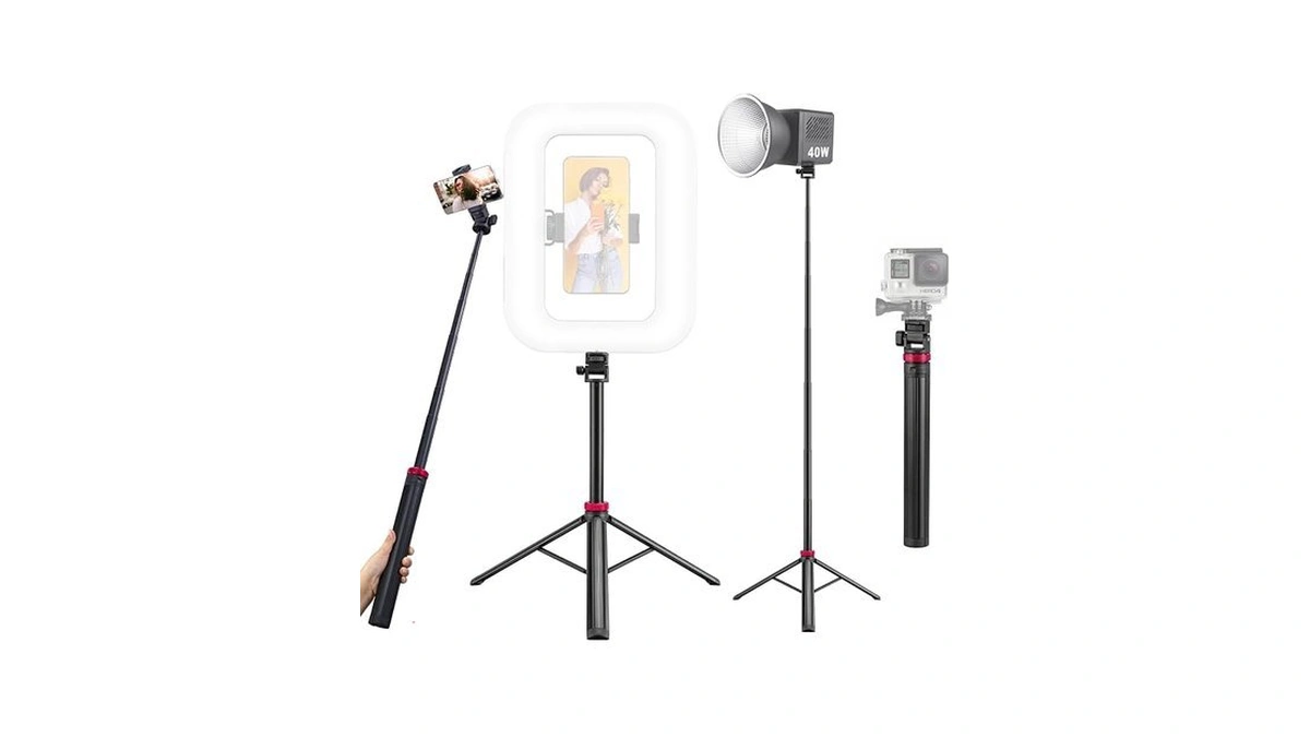Tripod Stand Aluminum 80 Inch Extendable Portable Adjustable Light Stand