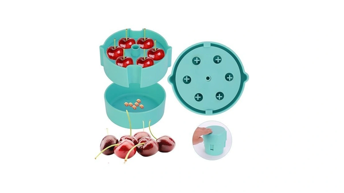 Cherry Pitter - Portable Cherry Pitter Corer Tool, Pits Up