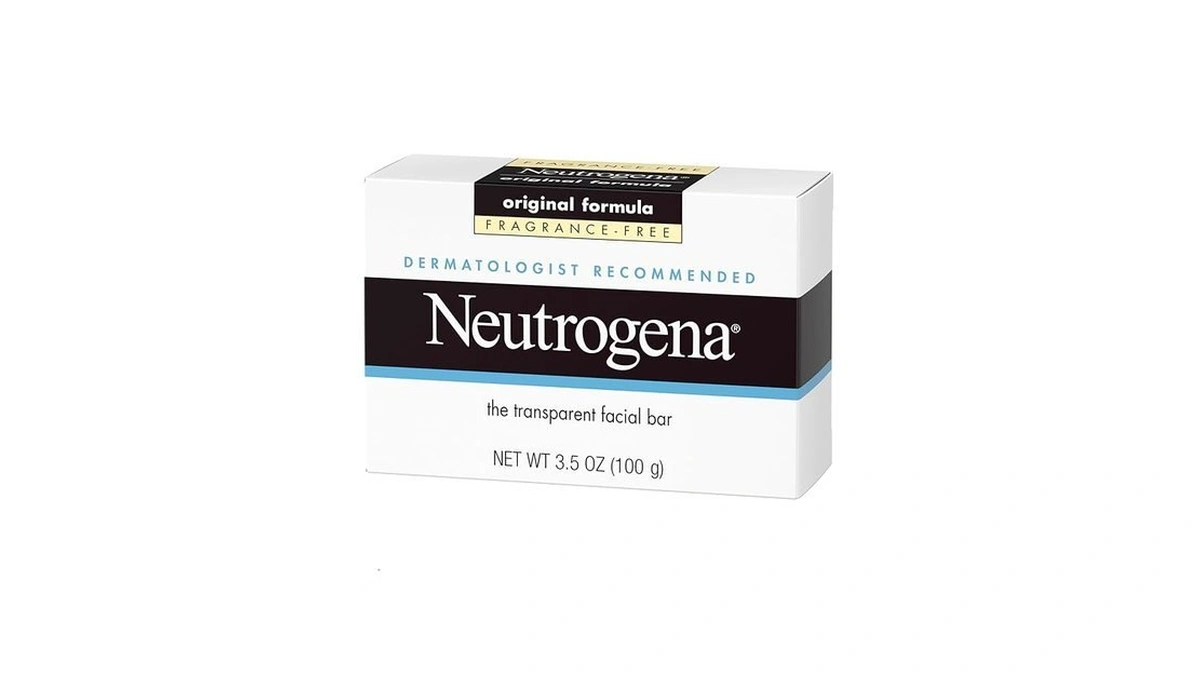 Neutrogena Original Transparent Facial Cleansing Bar, Fragrance-free Glycerin Face Wash