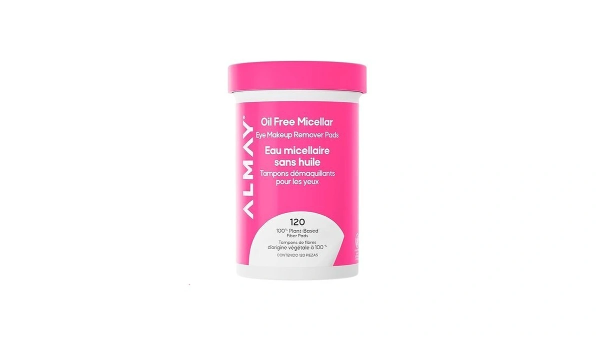 Almay Oil Free Micellar Eye Makeup Remover Pads, Gentle &