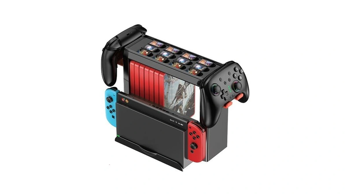 Switch Games Organizer Station For Switch 2/switch/switch Oled, Stand Holder
