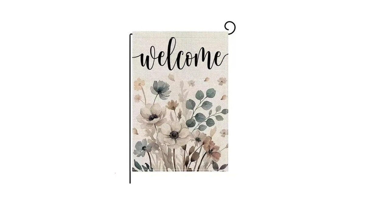 Wyooxoo Spring Summer Garden Flag 12x18 Inch Double Sided Seasonal