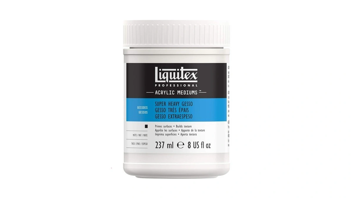 Liquitex Professional Gesso Surface Prep Medium, 237ml (8.0 Oz), Super
