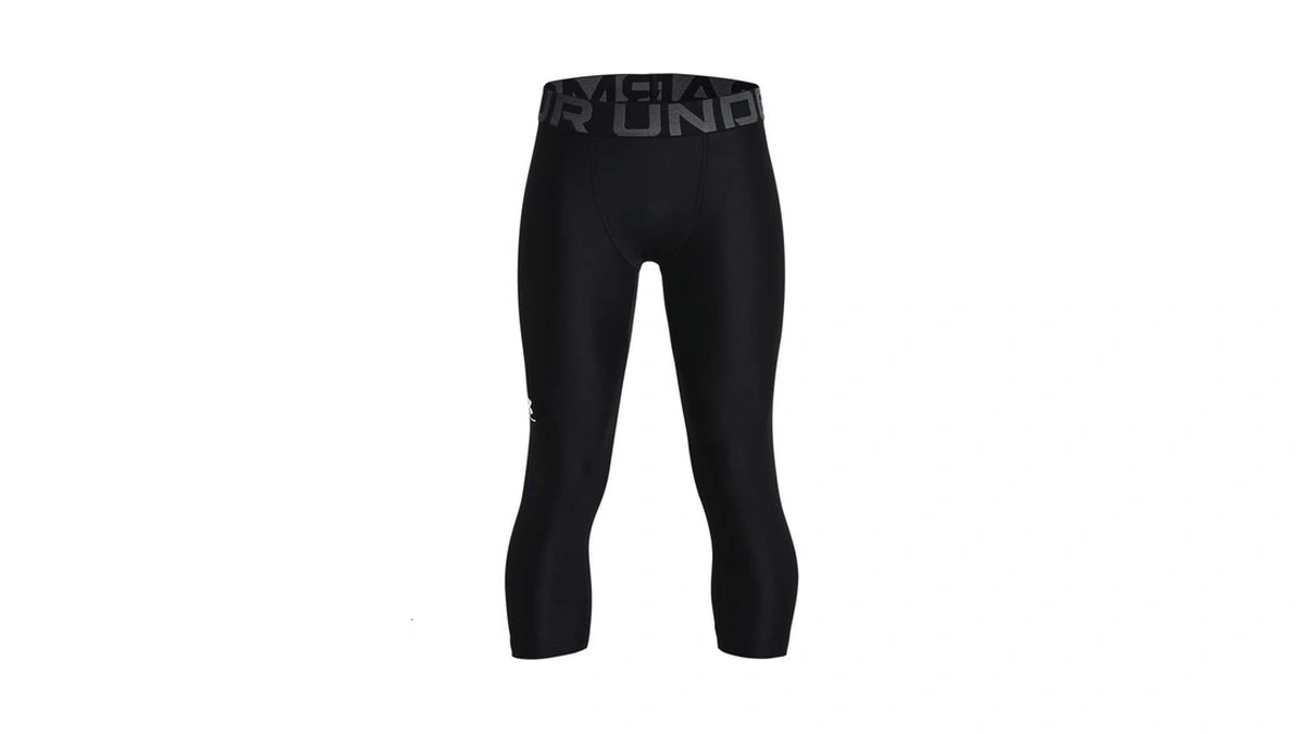 Under Armour Boys Heatgear Armour 3/4 Leggings , Black (001)/pitch