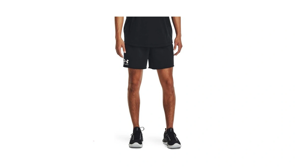 Under Armour Men's Rival Terry 6-inch Shorts, (001) Black /