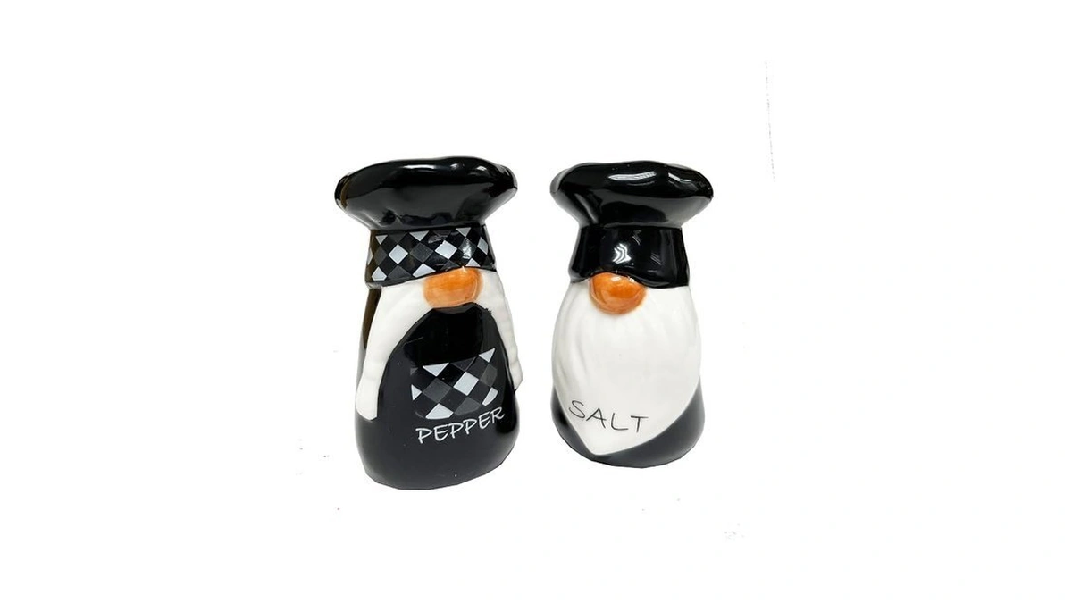 Karalin Ceramic Salt & Pepper Shaker Sets Farmhouse Salt Shaker