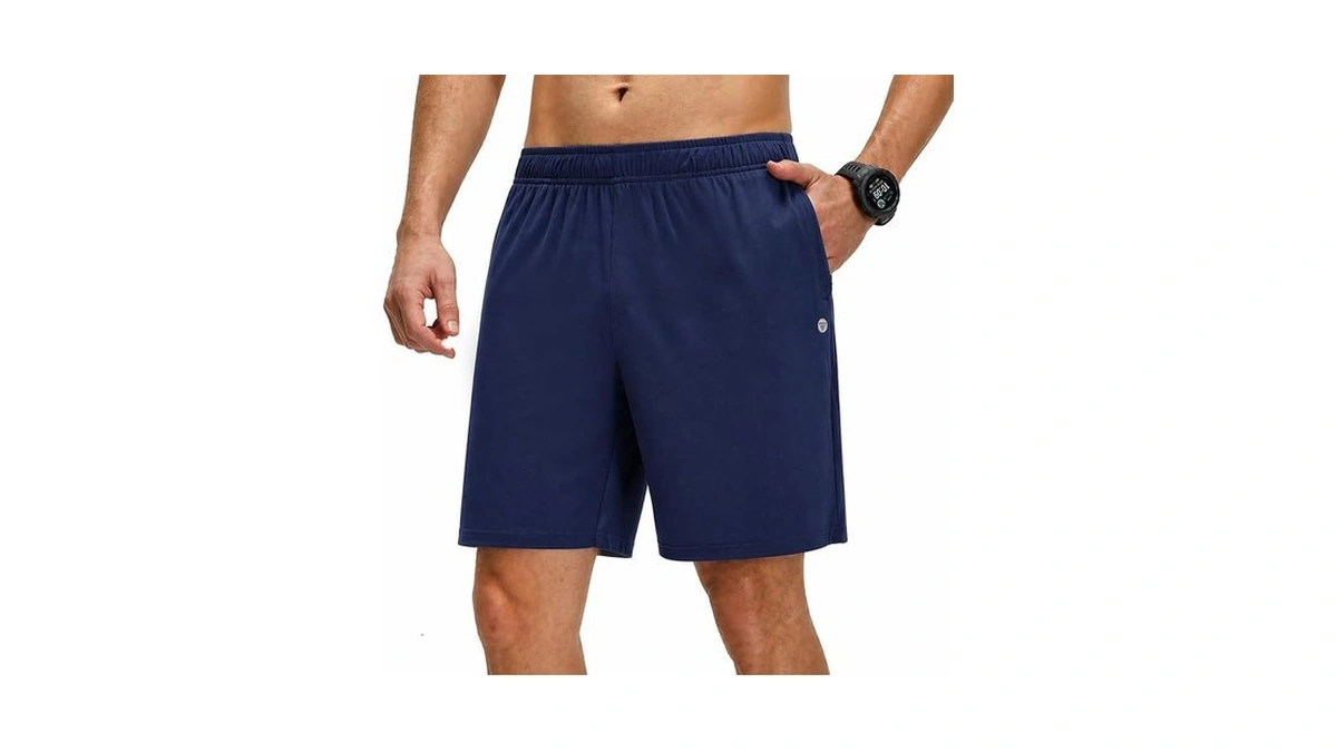 M Maelreg Mens Shorts Athletic With 4 Zipper Pockets Lightweight