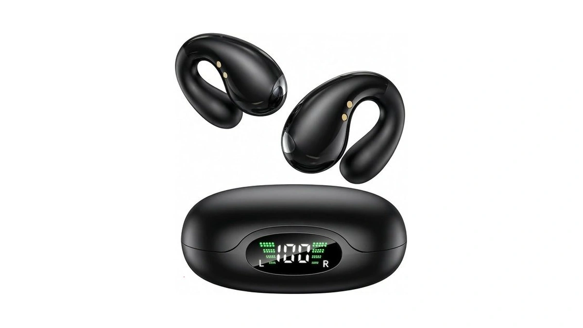 Boytond Ultra Open Ear Earbuds - Ergonomic Clip-on Earbuds, Small