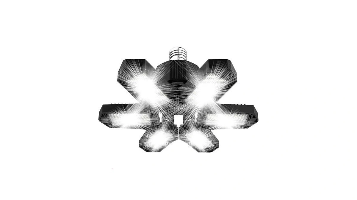 Maliralt Led Garage Lights Bulb 1 Pack 120w Led Screw