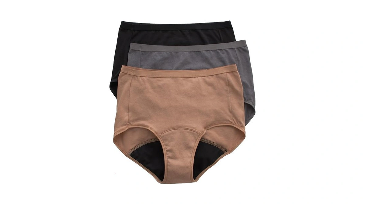 Hanes Women's Comfort, Period. Moderate Leaks Period Underwear, Moderate Protection,
