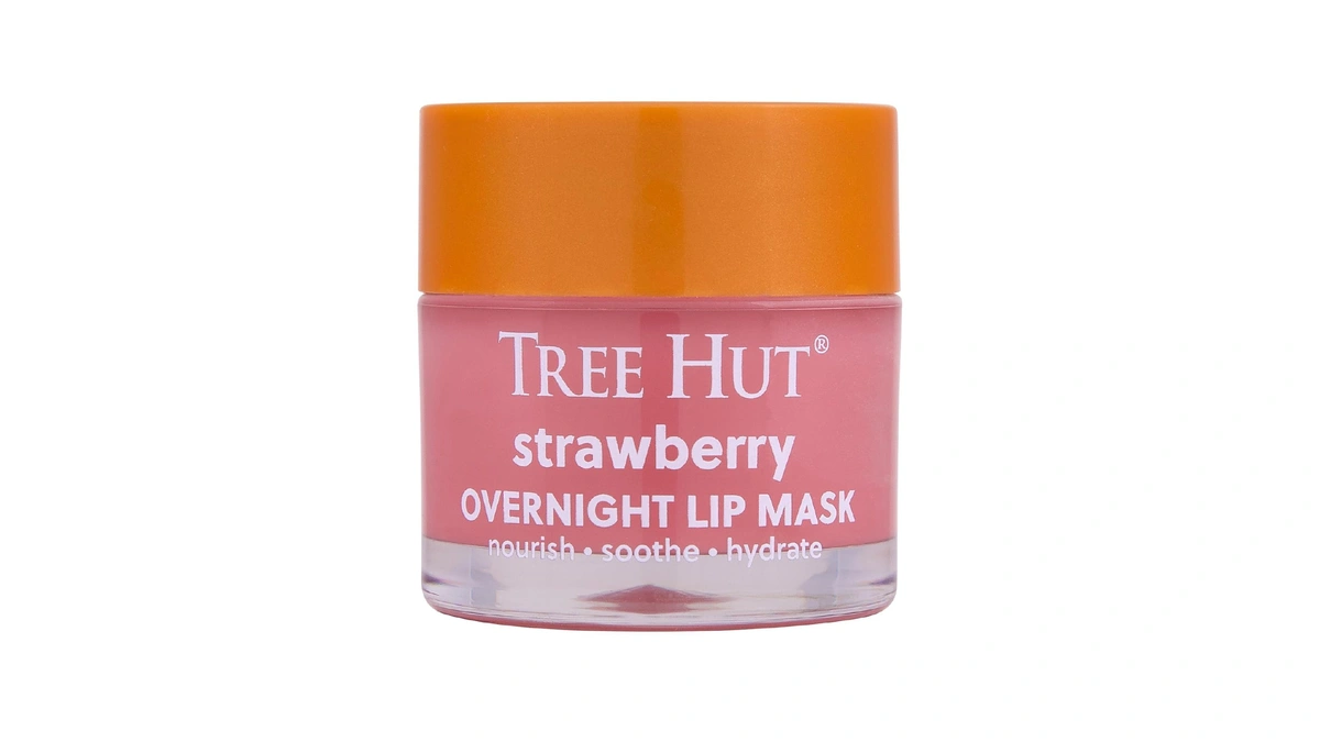 Tree Hut Strawberry Overnight Lip Mask, Hydrating & Moisturizing Lip