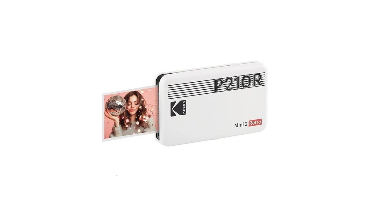 Kodak Mini 2 Retro 2x3 Portable Photo Printer, 8 Sheets,