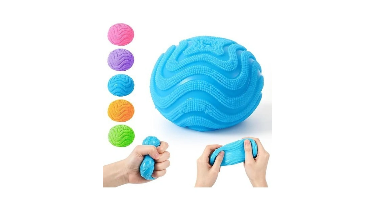 Fuzz Ball, Squishy Stress Ball, Soft Fidget Toy For Anxiety