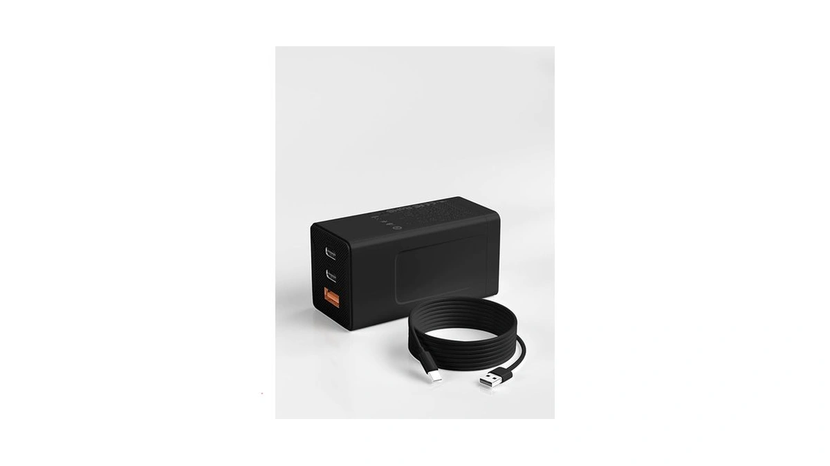 65w Usb C Charger, 3-port Pd Fast Charger Block– Compact