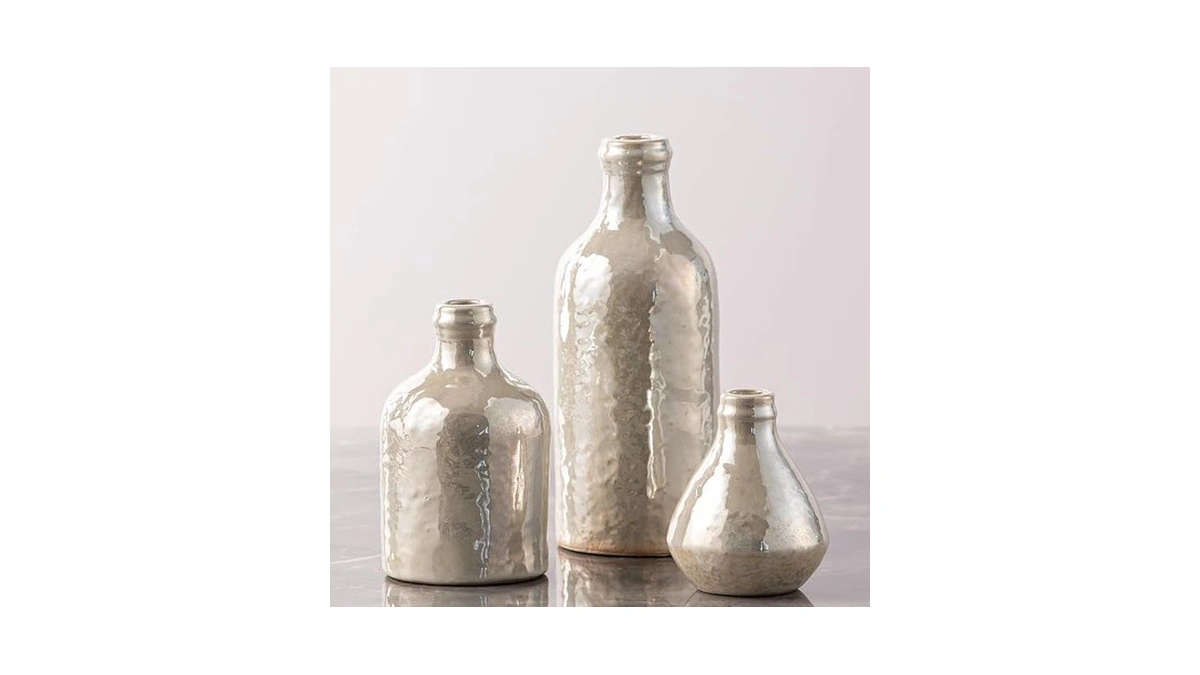 Ceramic Vase Set Of 3, Decorative Vases Home Decor Modern