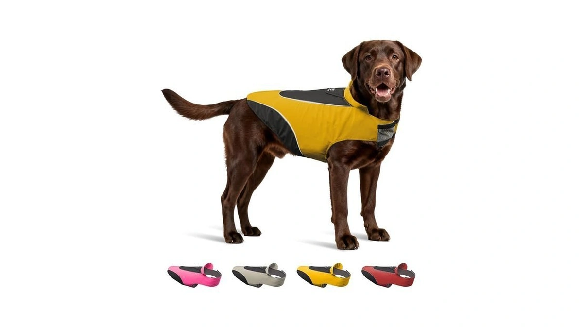 Tspro Premium Dog Raincoat For Small/medium Dogs, Waterproof Nylon, Reflective