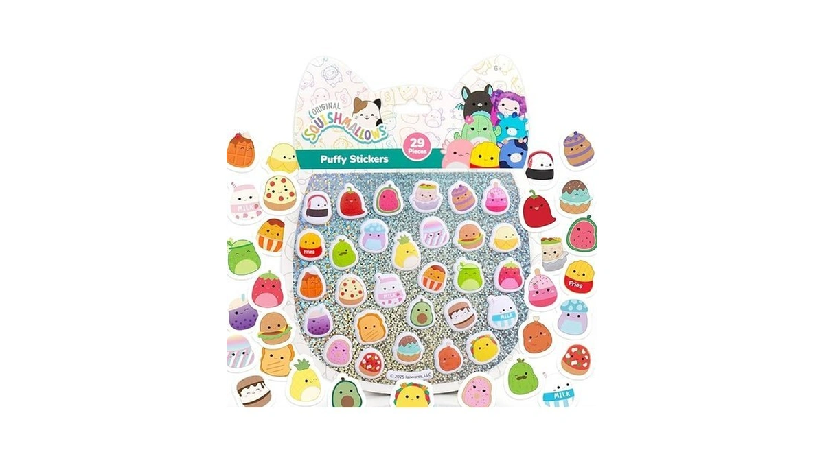 Original Squishmallows Squishy Sticker Book For Kids, Scrapbook, Journaling, Laptop