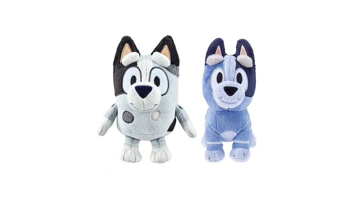 Bluey Muffin & Socks Matching Stuffed Animals Plush Set –