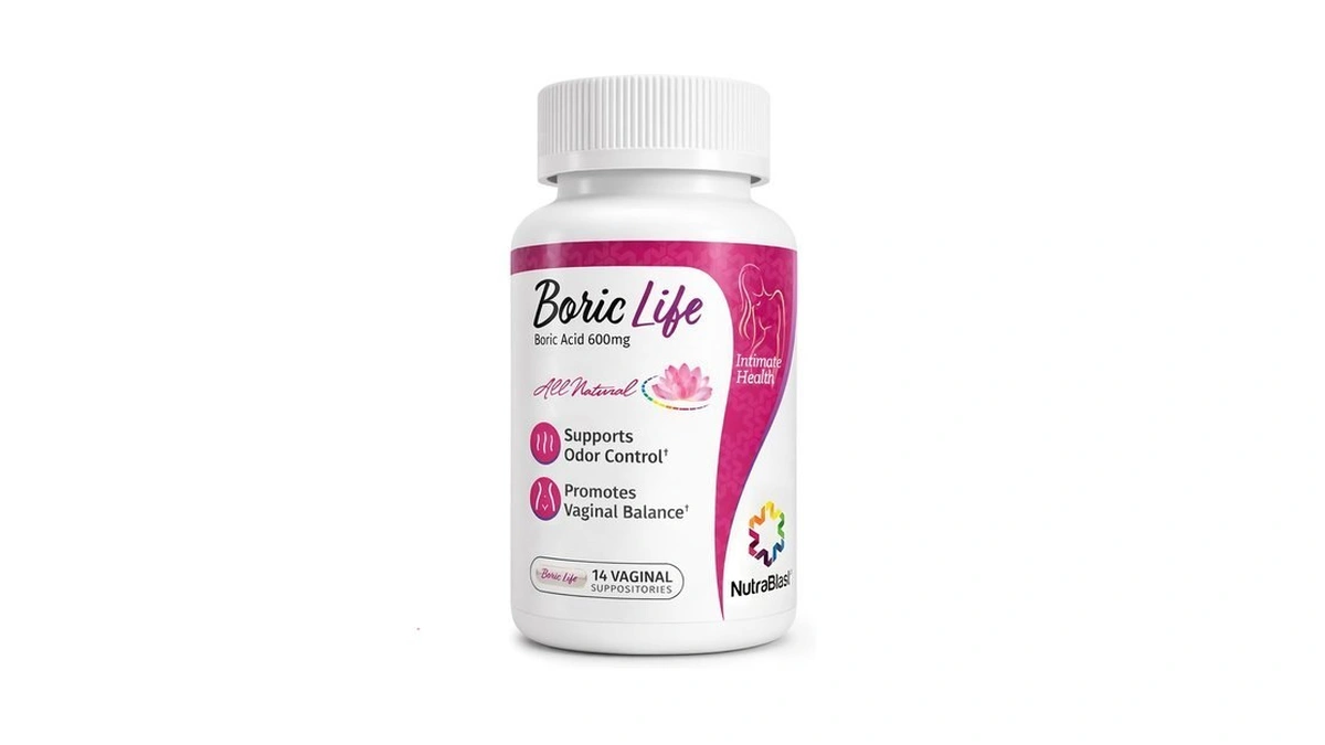 Nutrablast Boric Acid Suppositories - 100% Pure Made In Usa