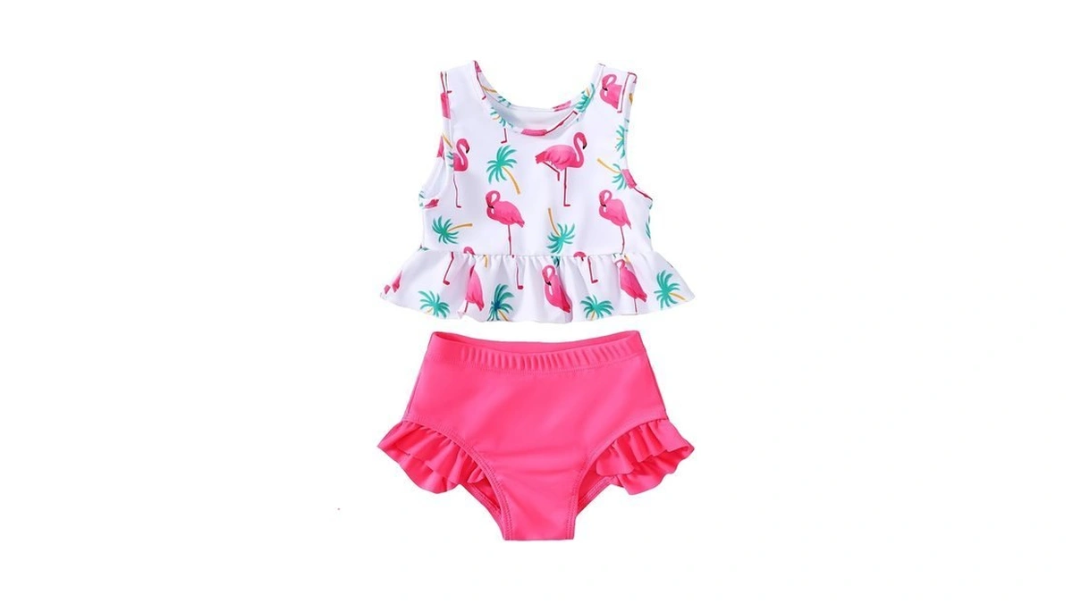 Ywfshop Baby Swimsuit Girl Two Piece Bathing Suit Toddler Girls